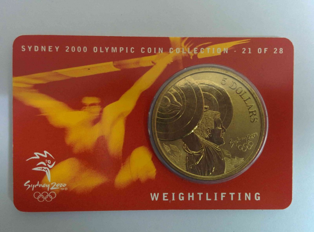 Weightlifting 2000 Sydney Olympics - Australia 5 Dollar Coin - Www ...