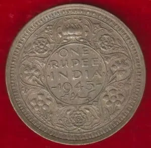 India British Rupee King George VI 1942-1945