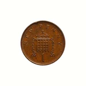 United Kingdom 1 Penny - Elizabeth II 2nd Portrait - Used