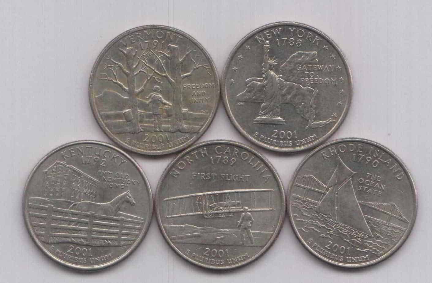 Mint Proof State Quarter Set 2003 S U.S OGP Original Government Packaging Superb Gem Uncirculated 5 Coins 