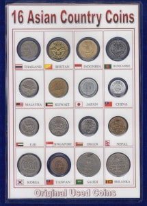 Asia Coins 16 Different Countries @ coinstamp.in2