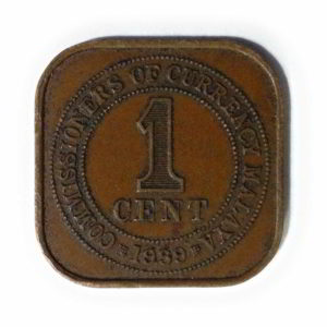 Commissioners of Currency Malaya Large Cent @ www.coinstamp.in