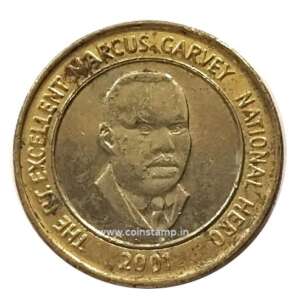 Jamaica 20 Dollars Bimetal Coin