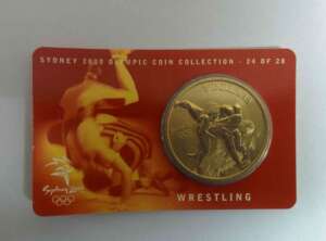 Wrestling 2000 Sydney Olympics - Australia 5 Dollar Coin