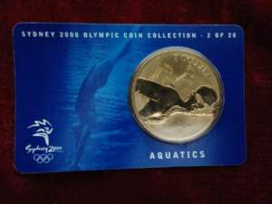 Australia 5 Dollar - Sydney 2000 Olympics - Aquatics