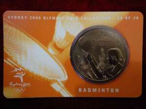 Australia - 5 Dollar - 2000 Sydney Olympics - Badminton