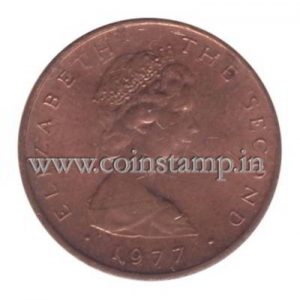 Isle of Man Half Penny Elizabeth II Food For All 1977 @ coins and stamp