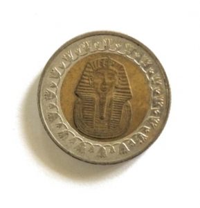 Egypt Pound Mummy Bimetal Coin