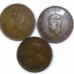 Quarter Anna British India Coins from King George 5 & 6