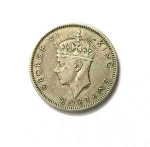 British Fiji Shilling King George 6 Silver 1942 - 1943 @ Coins and Stamps