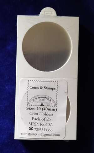 Coin Holders Size 10 40mm @ Coins and Stamps