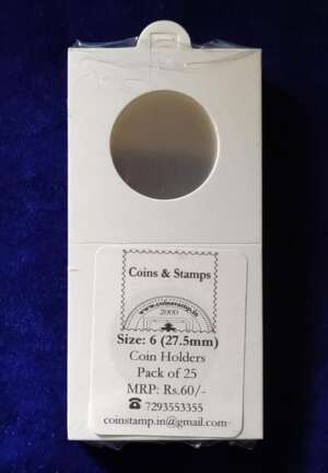 Coin Holders Size 6 27.5mm @ Coins and Stamps