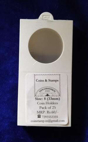 Coin Holders Size 8 33mm @ Coins and Stamps