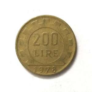 Italy 200 Lira Pre Euro Coin