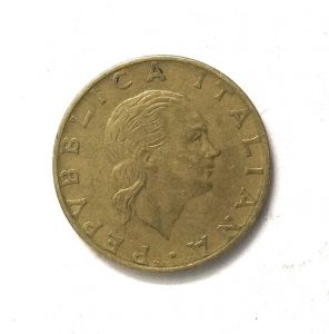 Italy 200 Lira Pre Euro Coin