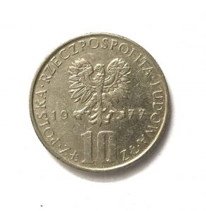 Poland 10 Zlotych Bolyslow Prus 1975-1984