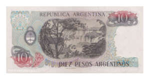 Argentina 10 Pesos Jose de san martin