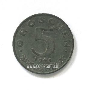 Austria 2nd Republic 20 Groschen 1948 to 1994 Zinc