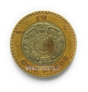 Mexico 10 Pesos Bimetal Coin 1997 2021