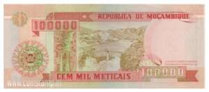 Mozambique 100000 meticals
