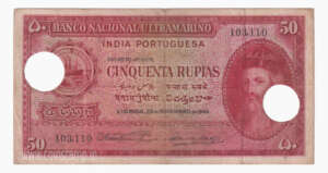 Portuguese India 50 rupias 1945