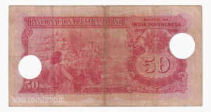 Portuguese India 50 rupias 1945