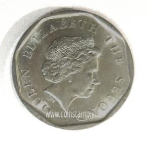 East Caribbean 5 Cents Elizabeth II