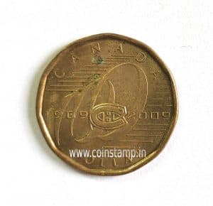 Canada Dollar 100th Anniversary of Montreal Canadiens