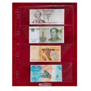 Currency Album Sheets 4 Partition for currency Collection