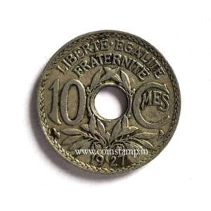 France Third Republic 10 Centimes 1917 - 1938 @ Coins and Stamps