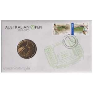 Australia Open Tennis 1905-2005 5 Dollar
