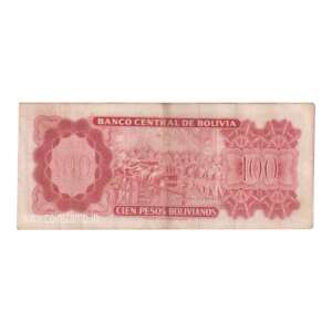 Bolivia 100 Pesos Bolivianos 1962