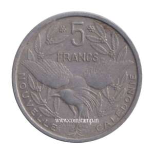 New Caledonia 5 francs