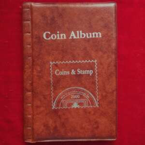 Coin Album Light Brown 60 Coins