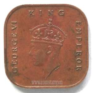 Malaya Commissioners of Currency Small Cent George VI VF above