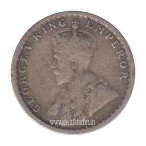 British India 14 Rupee Silver George V Medium Condition
