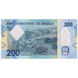 Angola Republic 200 Kwanzas AUNC Polymer Currency