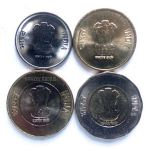 75th Year of Independence AUNC Indian Rupees Set