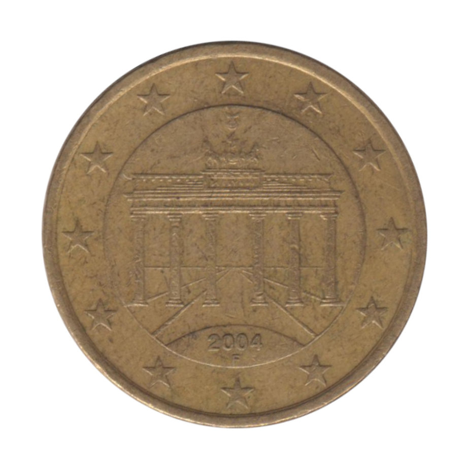 Germany 50 Euro cent 1st Map Used - CoinStamp.in