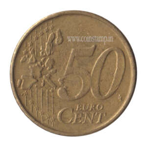 Belgium 50 Euro Cents Albert II Used