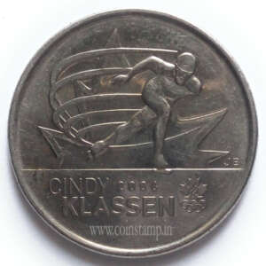 Canada 25 Cents Cindy Klassen Used