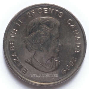 Canada 25 Cents Cindy Klassen Used