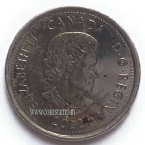 Canada 25 Cents Sir Isaac Brock Used