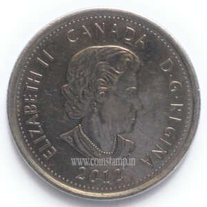 Canada 25 Cents Tecumseh Used