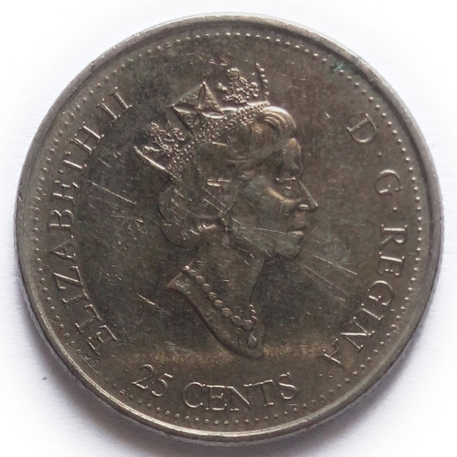 Canada 25 Cents Harmony Used - CoinStamp.in