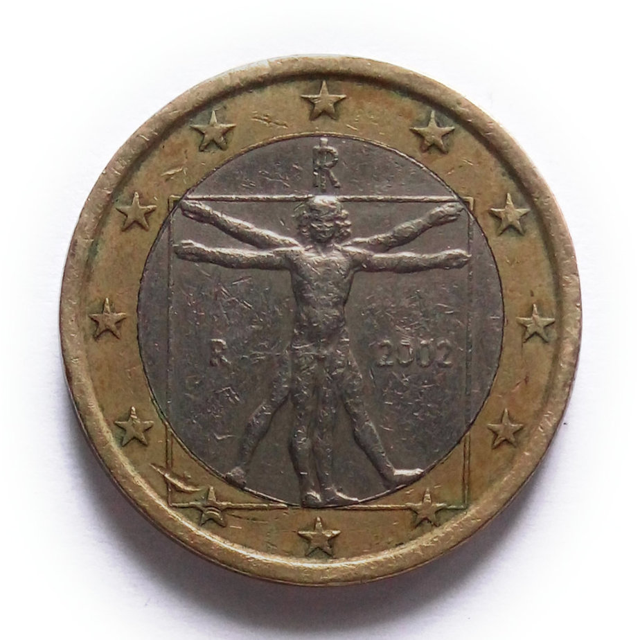 1 Euro (1st map) - Italia – Numista