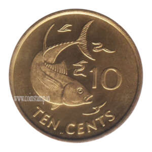 Seychelles 10 Cents AUNC