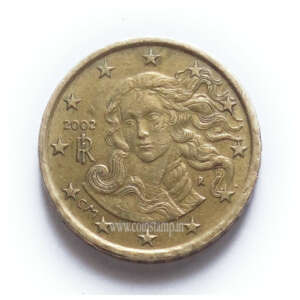Italy 10 Euro Cent Birth of Venus Used