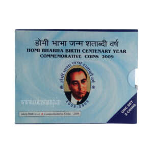 Homi Bhabha Birth Centenary Year Commemorative 100 & 10 Rupees UNC Set