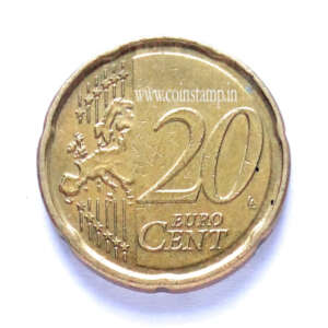 Belgium 20 Euro Cent Albert II 2007 Used